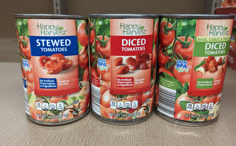2 Cans Of 6 Oz Tomatoes
