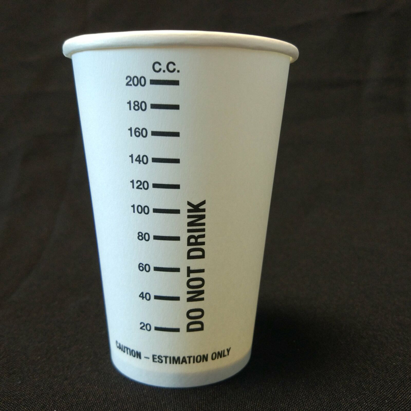 200 cc of Water