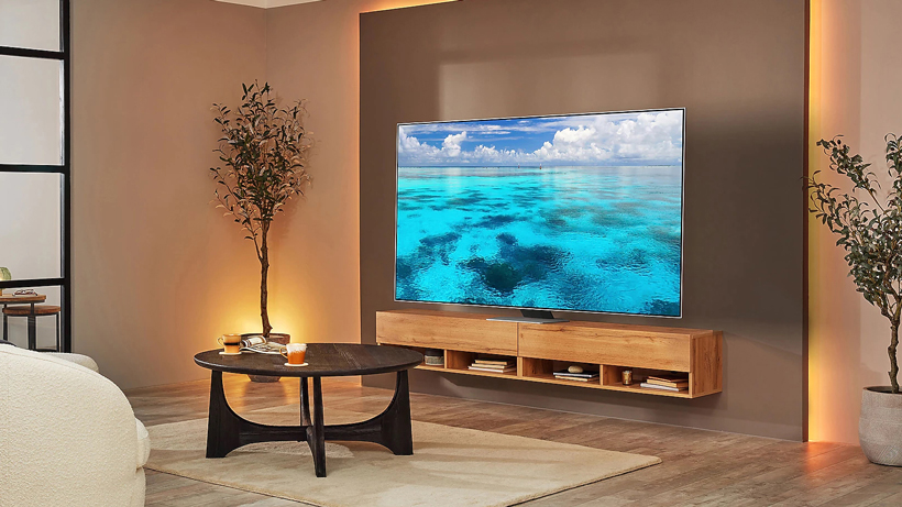 A 75-inch Television