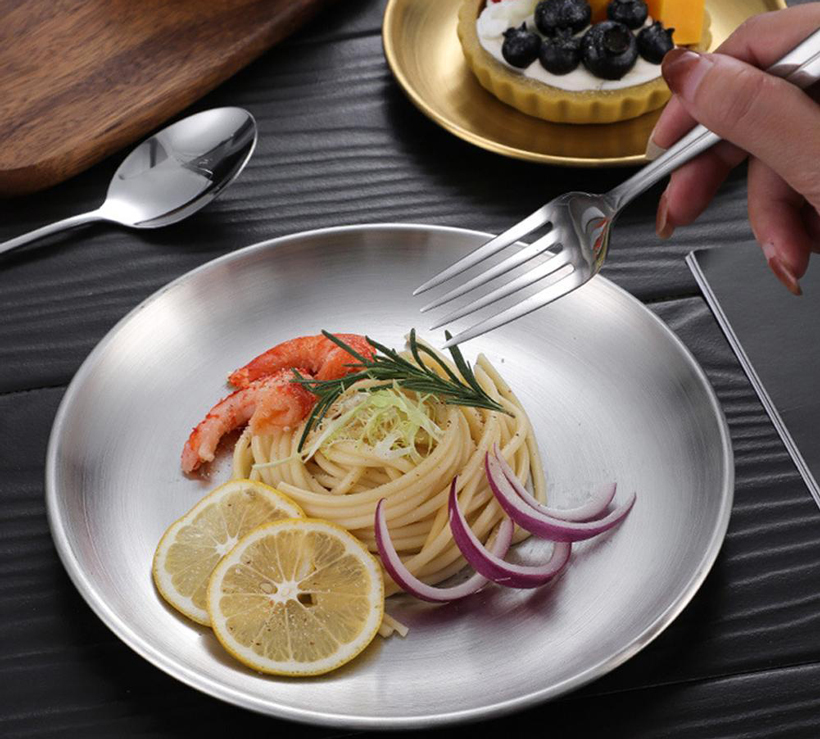 A Stainless steel plate