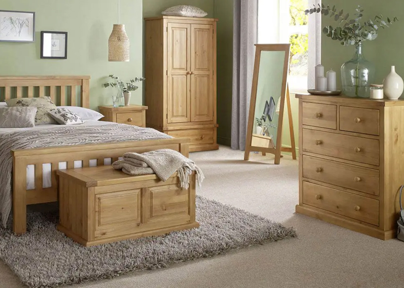 Two Large-sized Wooden Armoire
