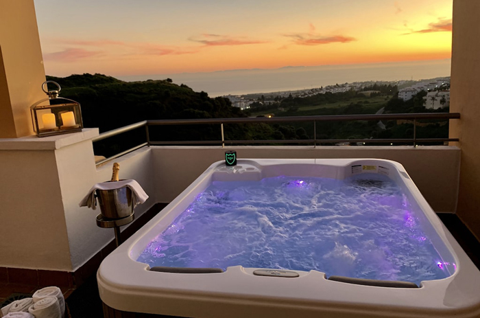 719 Gallons of Water in a Pool or Hot Tub