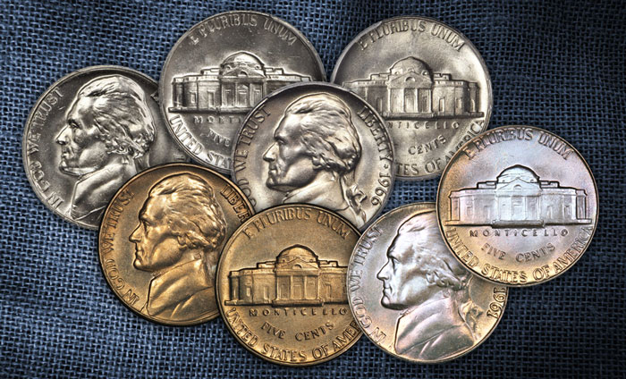 10 U.S. Nickels