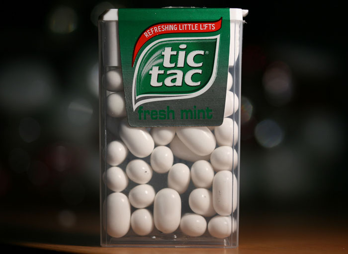 Four Tic Tac Mints