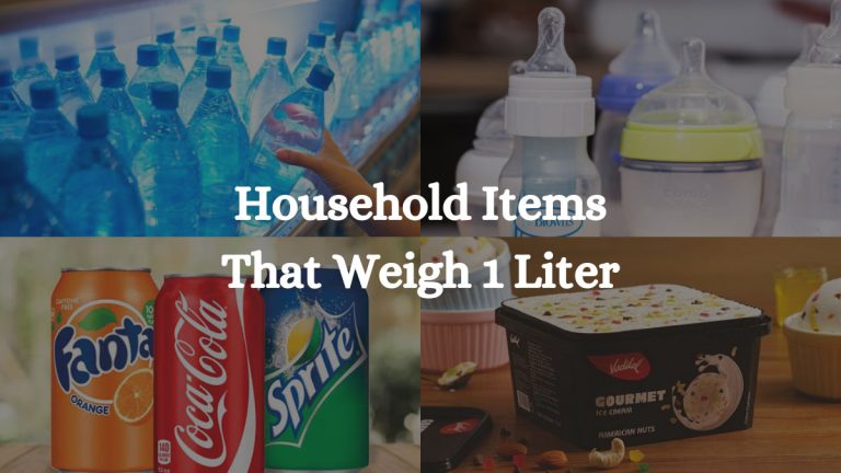 10 Household Items That Weigh 1 Liter