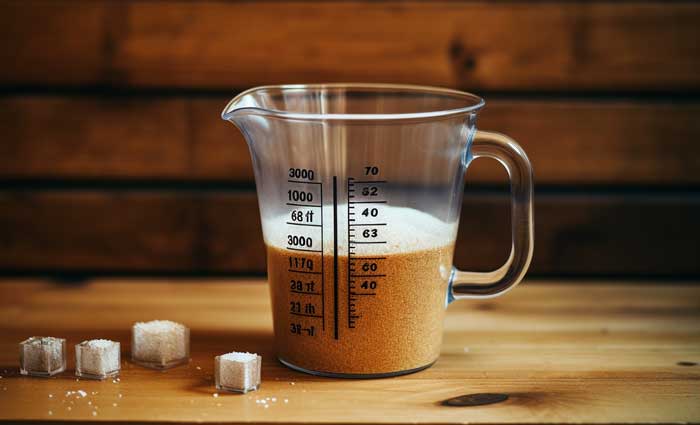 Half-Filled Measuring Cup