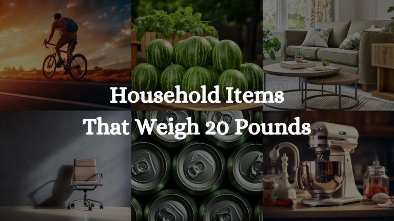 12 Household Items That Weigh 20 Pounds