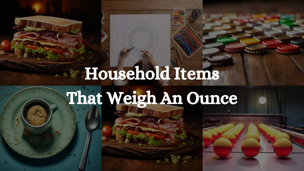 Household Items That Weigh An Ounce