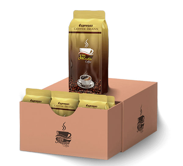 Ten Packs of Coffee Beans