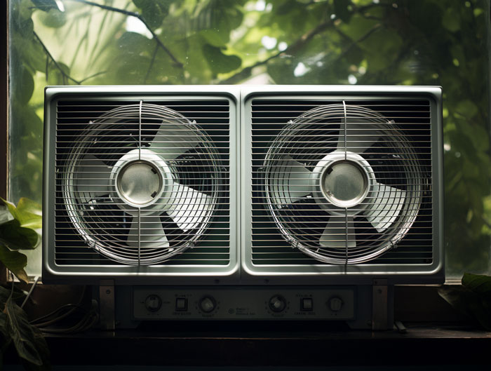 Twin Window Fan