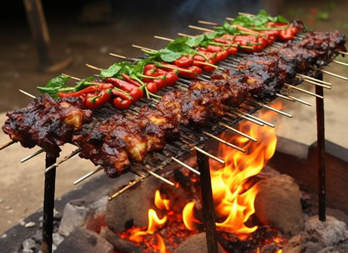 A Bamboo or Metal Skewer