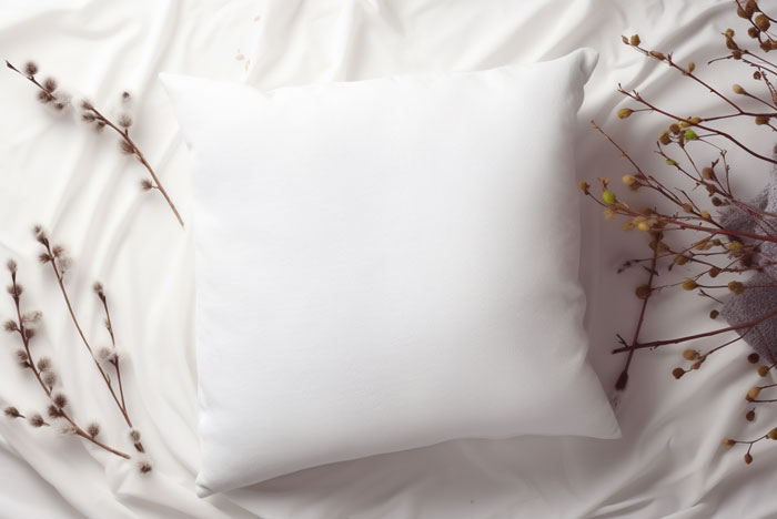 A Standard Square Pillow