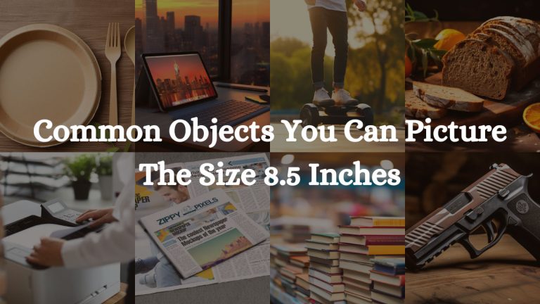 How Big Is 8.5 Inches? Identifying Items Around 8.5 Inches