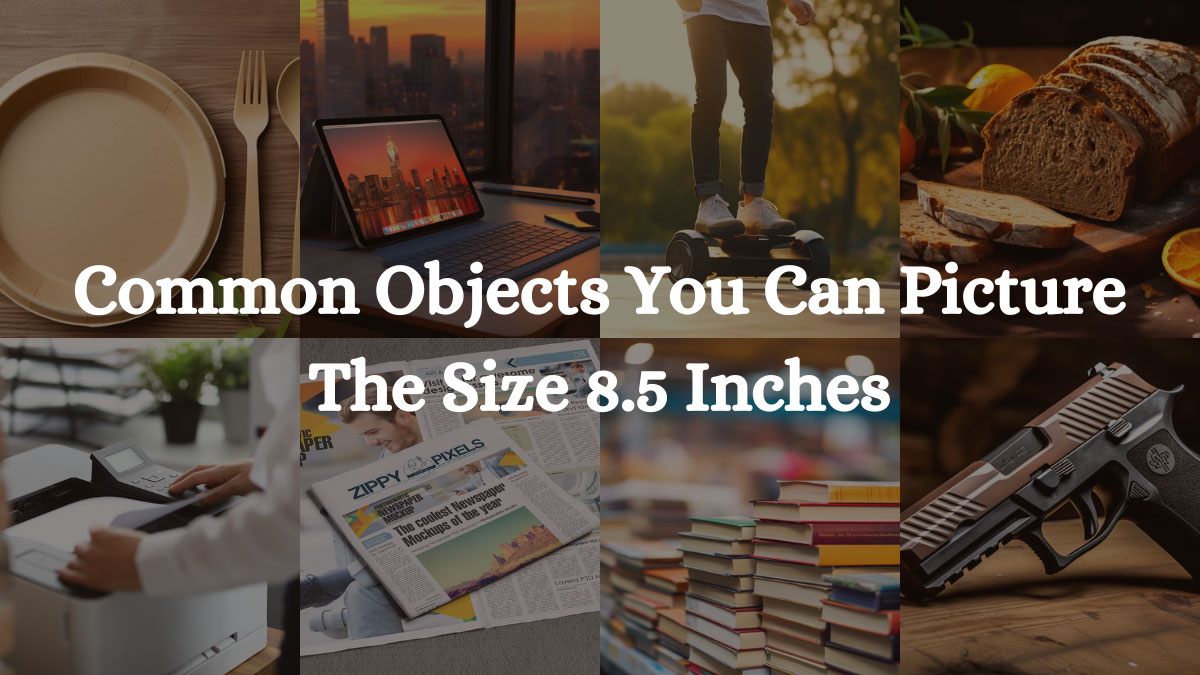 Common Objects You Can Picture the Size 8.5 Inches