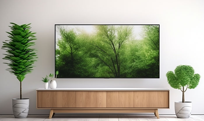 Diagonal Screen Measurement of a 60-inch TV