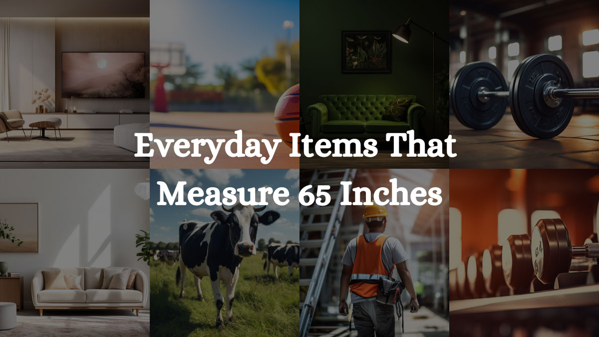 How Big Is 65 Inches: 18 Common Items In Everyday Life