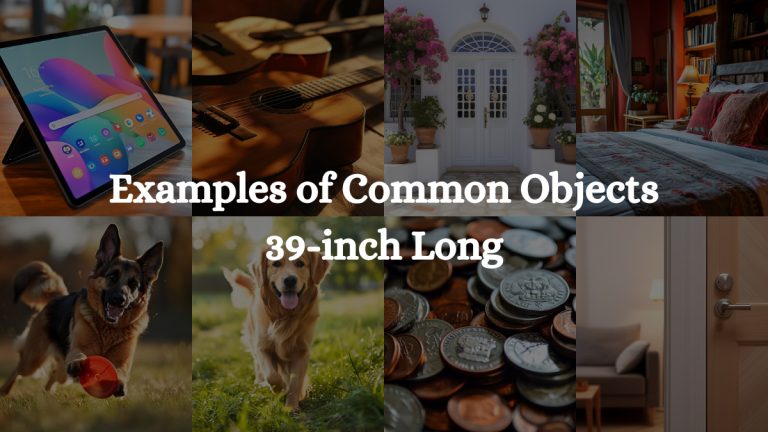 How Big Is 39 Inches: Tangible 39-inch Object Comparisons