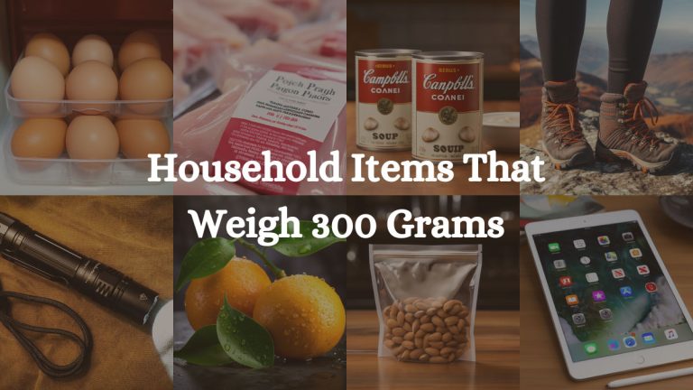 19 Household Items That Weigh 300 Grams