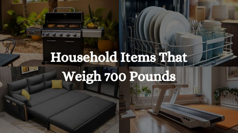 5 Household Items That Weigh 700 Pounds