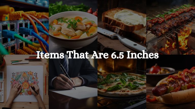 How Big Is 6.5 Inches: Household Items at 6.5 Inches Length