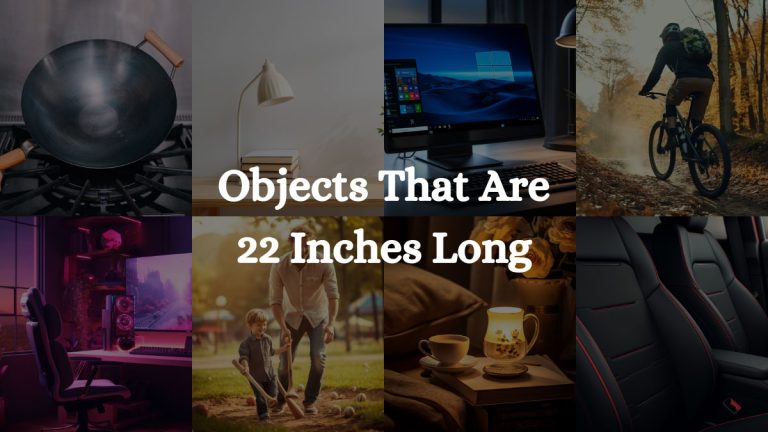 How Big Is 22 Inches: 15 Common Objects Around Us