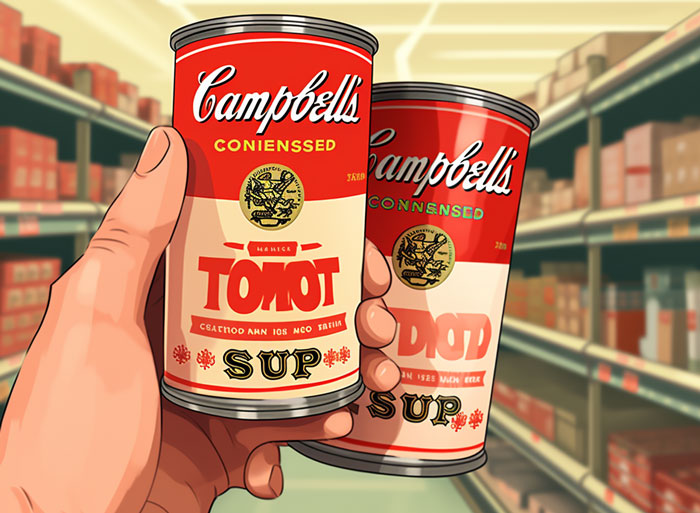 Two Stacked-Up Soup Cans