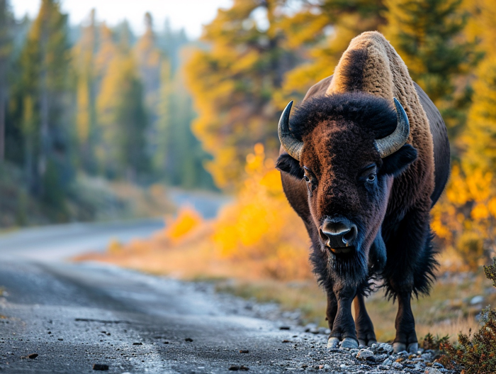 Grown Up Average Bison 