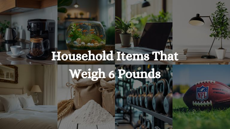 14 Household Items That Weigh 6 Pounds